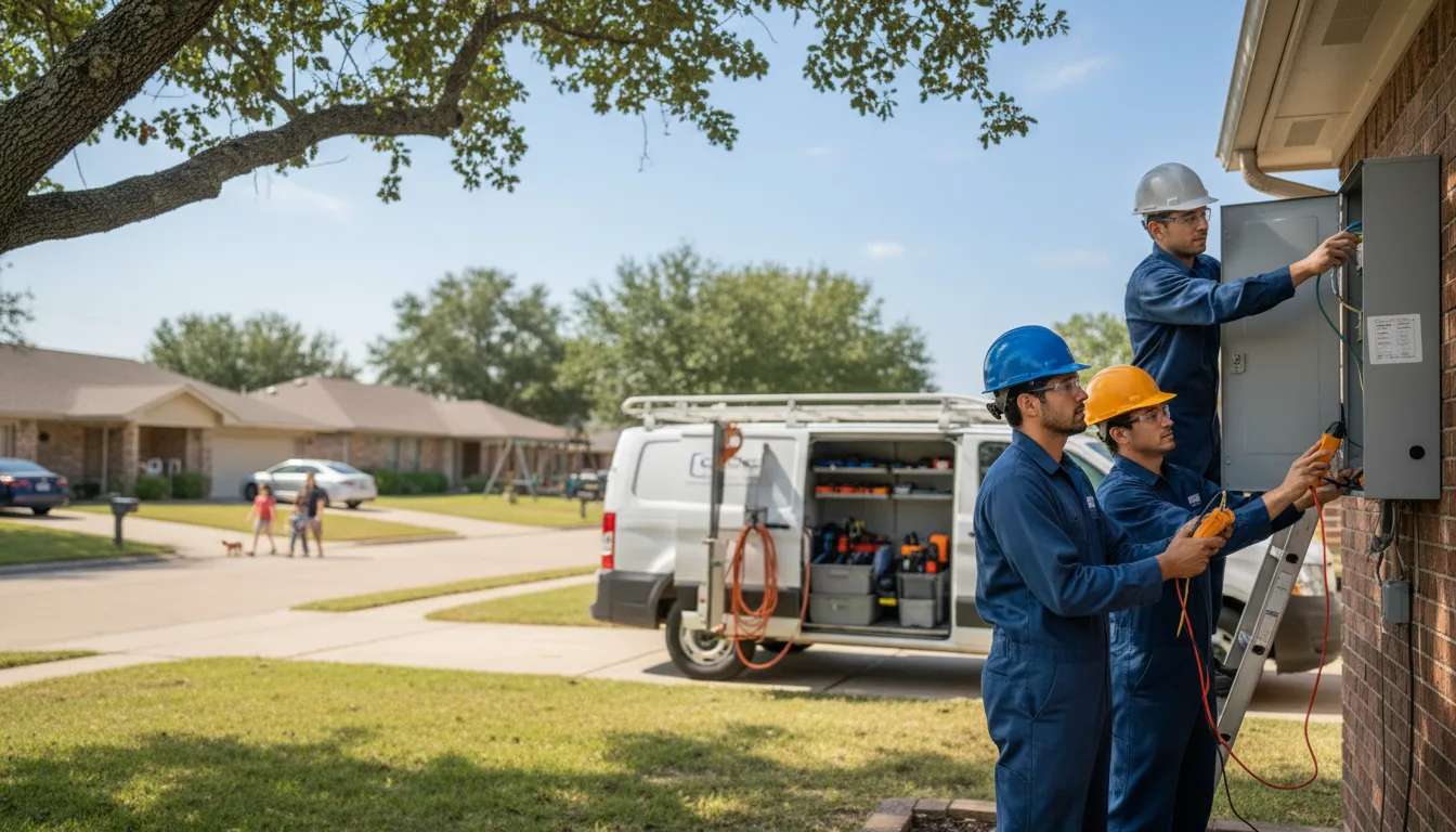 Certified electrician providing emergency electrical services in Dent, MN